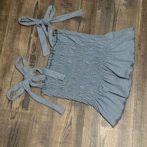 Altar'd State Blue Crop Top